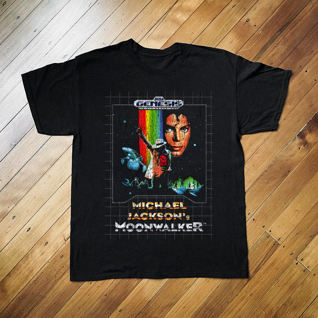 Sega Genesis Michael Jackson Black Tee – Parallel