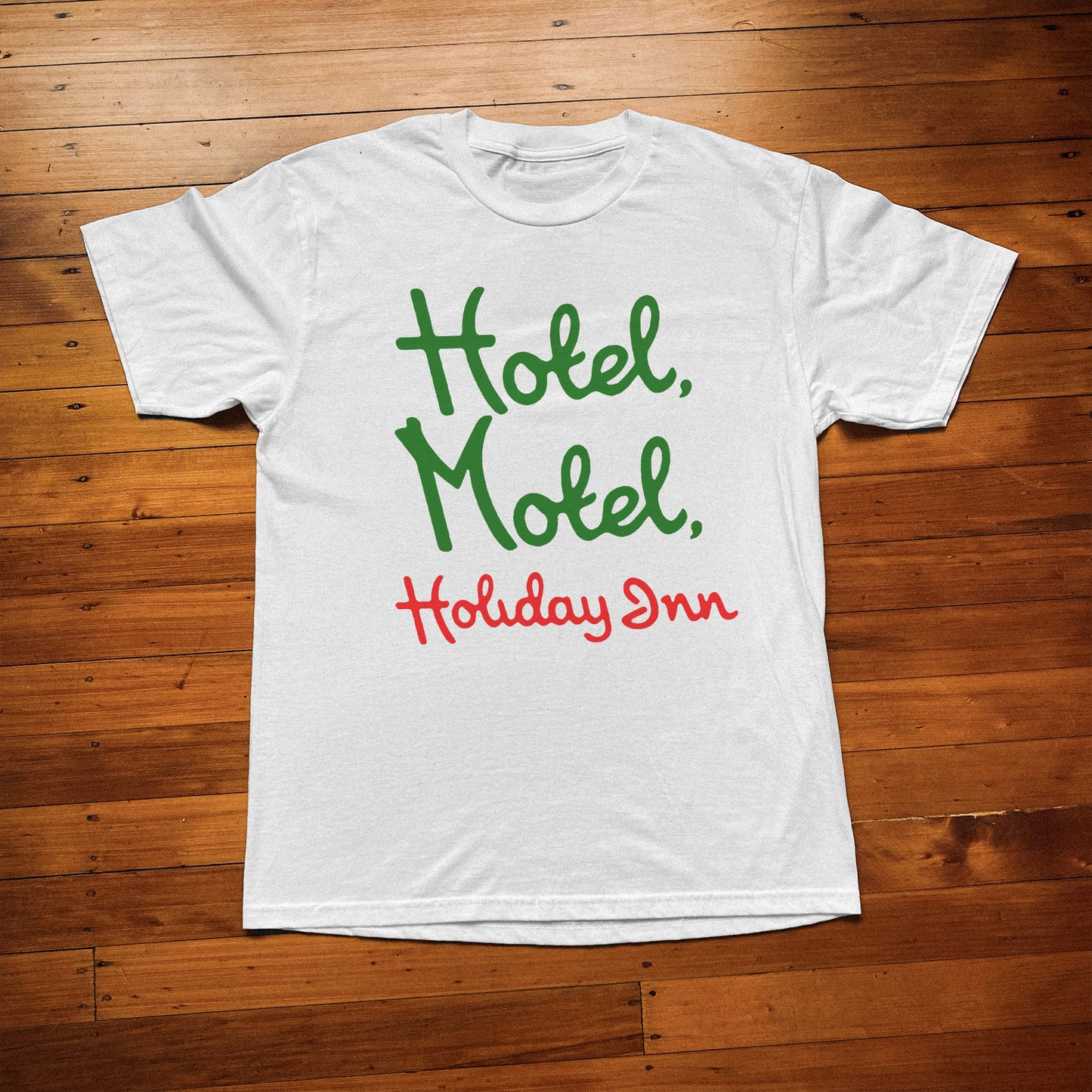 HOTEL MOTEL HOLIDAY INN WHITE T-SHIRT