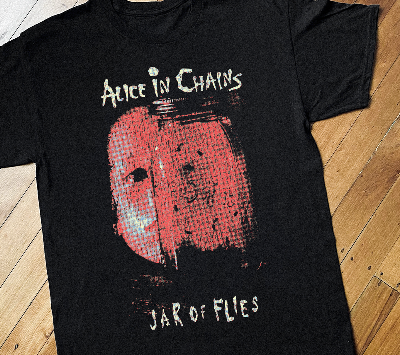 '94 JAR OF FLIES PROMO BLACK T-SHIRT