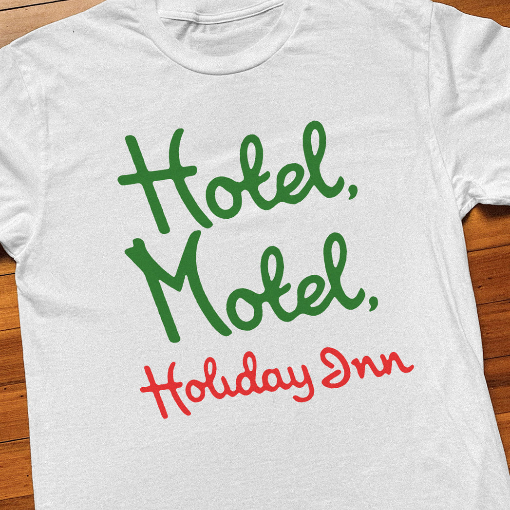 HOTEL MOTEL HOLIDAY INN WHITE T-SHIRT