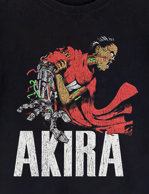 Akira Black Tee