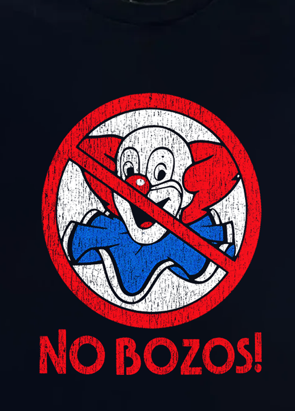 '83 No Bozos Vintage Black T-Shirt