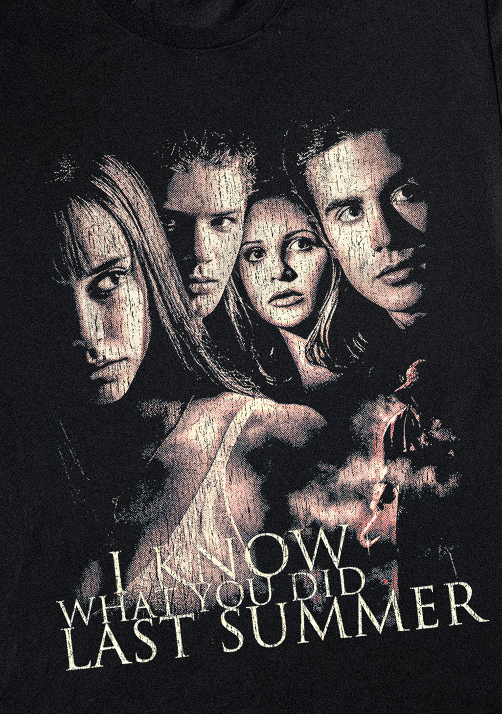 I Know What You Did Last Summer Vintage Black T-Shirt