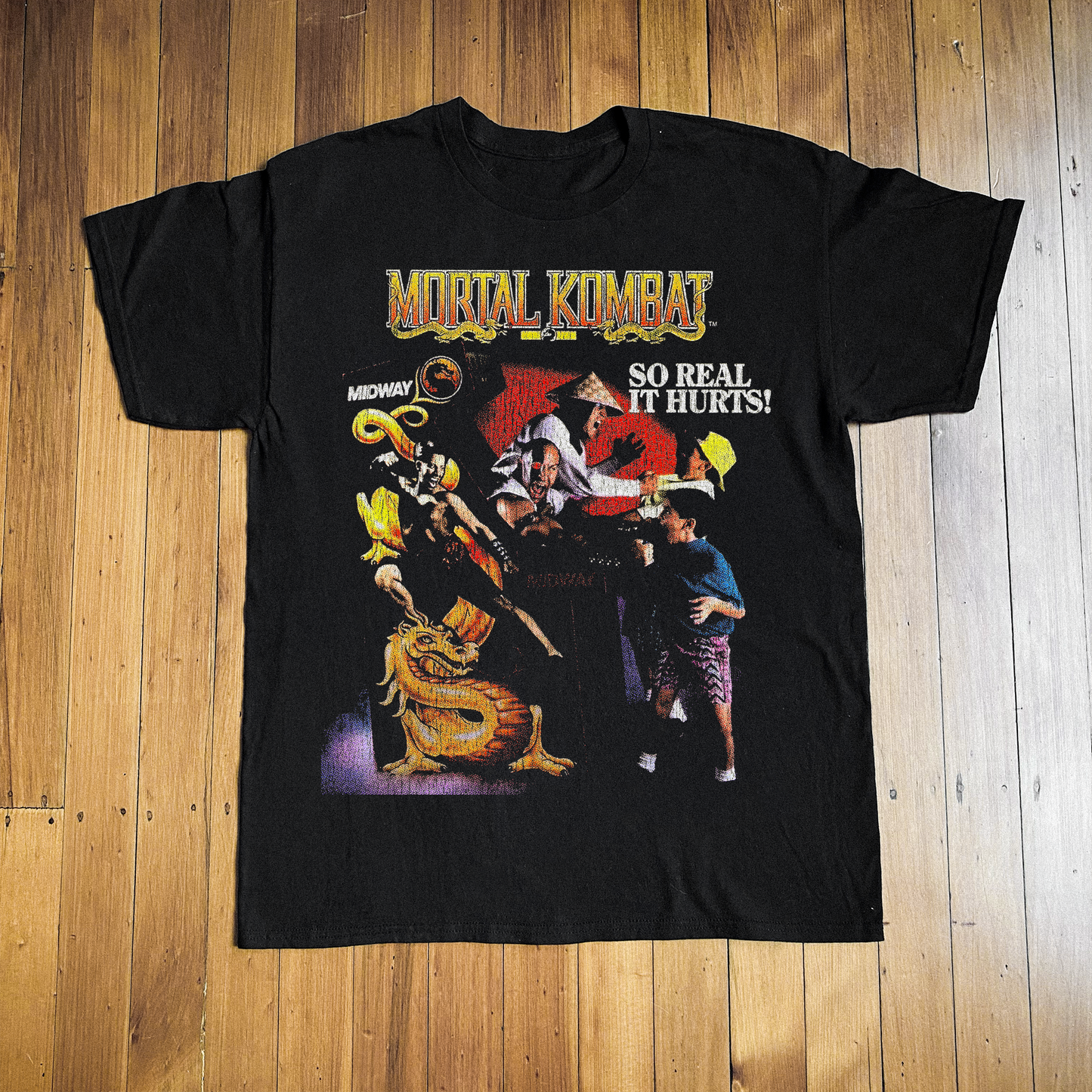 '92 Mortal Kombat Black T-Shirt