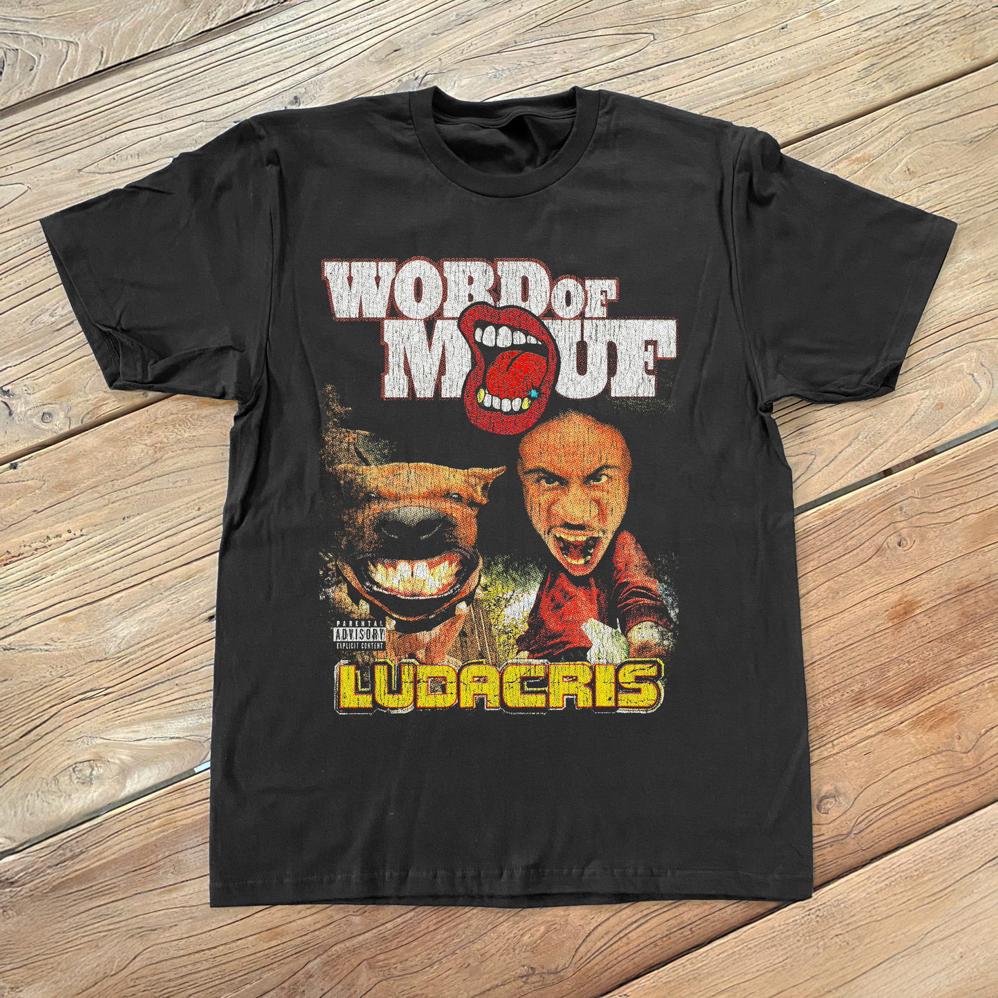 Ludacris Word Of Mouf 2001 Black T-Shirt