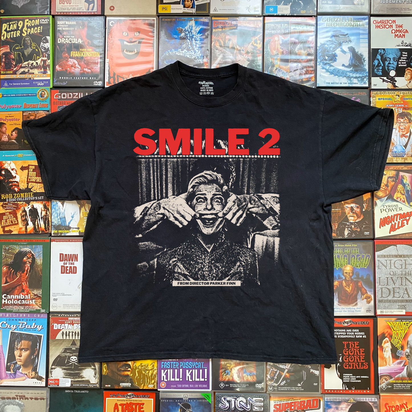 Smile 2 Punk Rock Flyer Black Promo T-Shirt