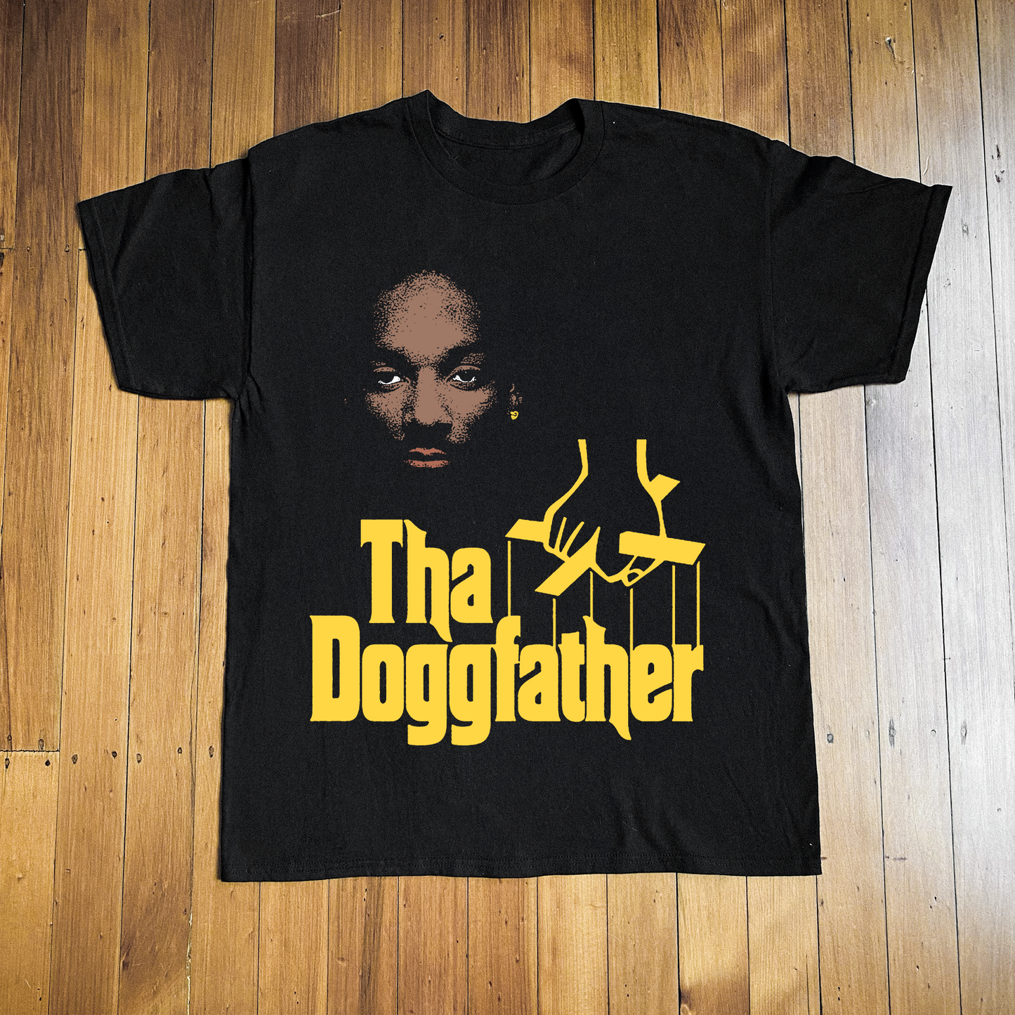 Tha Doggfather Promo Black T-Shirt