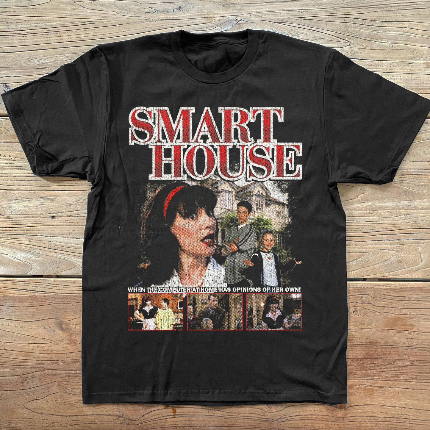 1999 Smart House Black T-Shirt