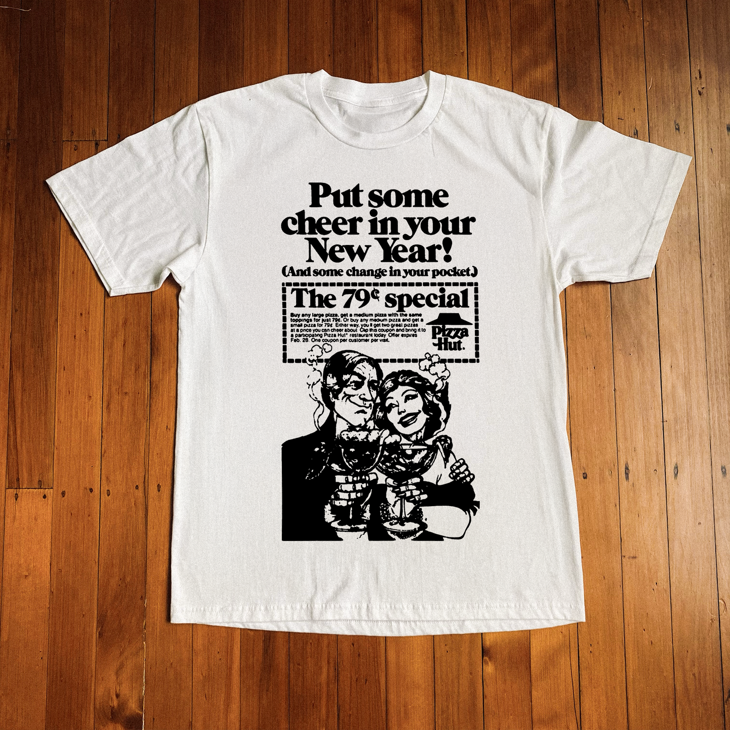 1979 Pizza Hut White T-Shirt