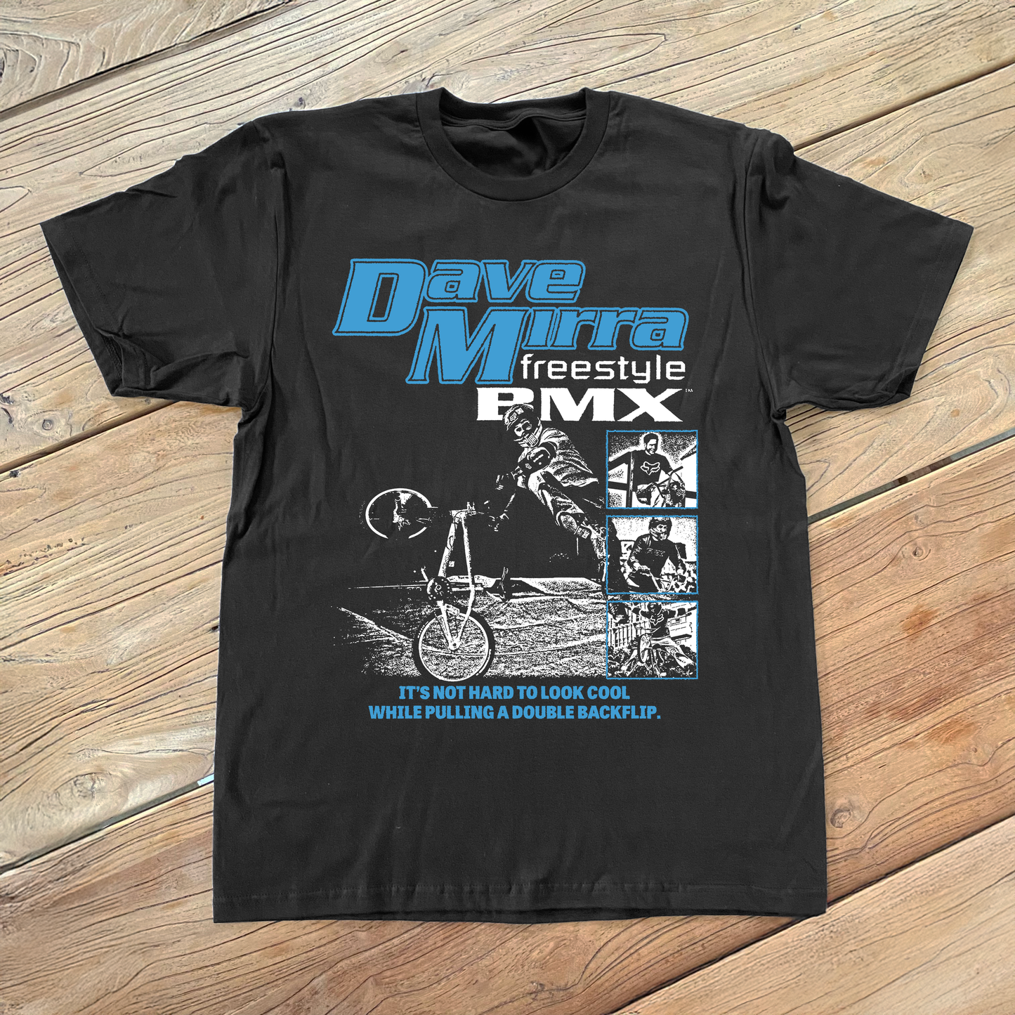Dave Mirra Freestyle Bmx Promo Black T-Shirt