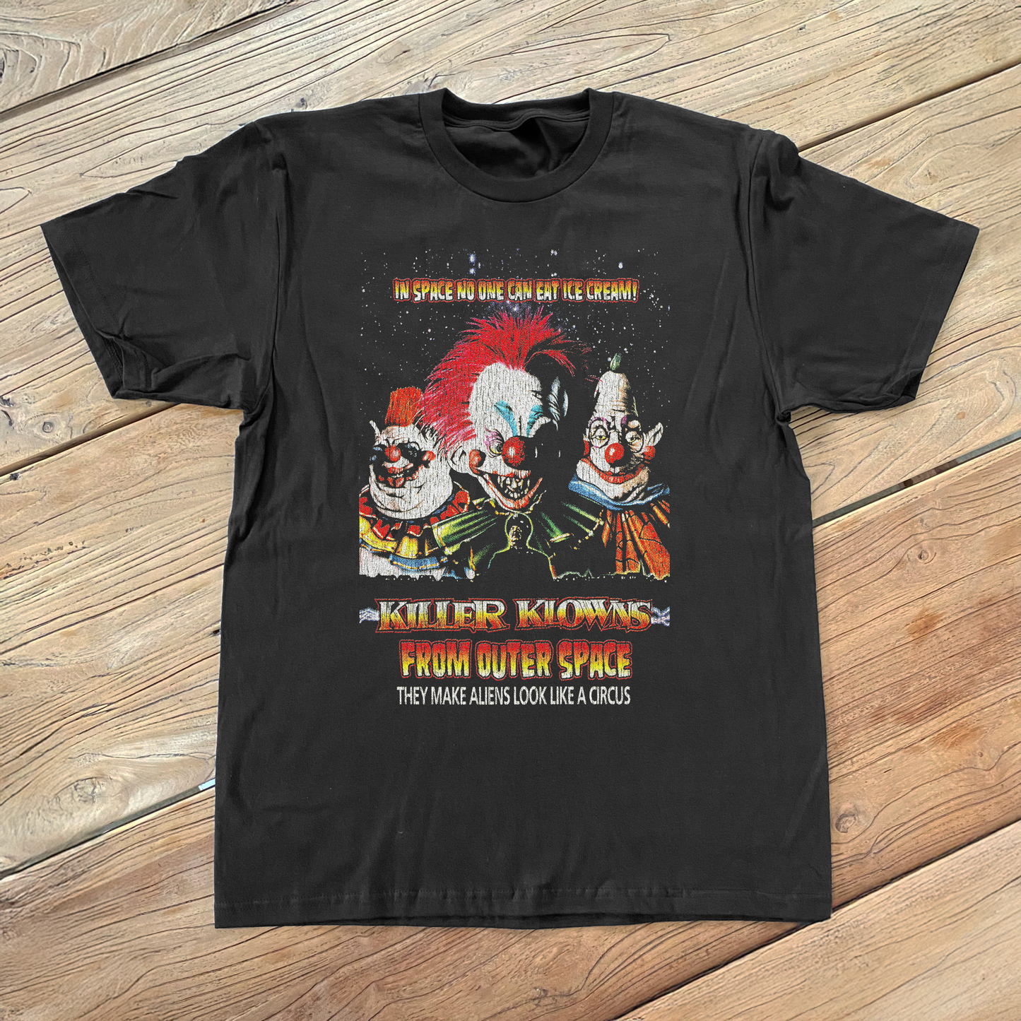 Killer Klowns From Outer Space Black T-Shirt