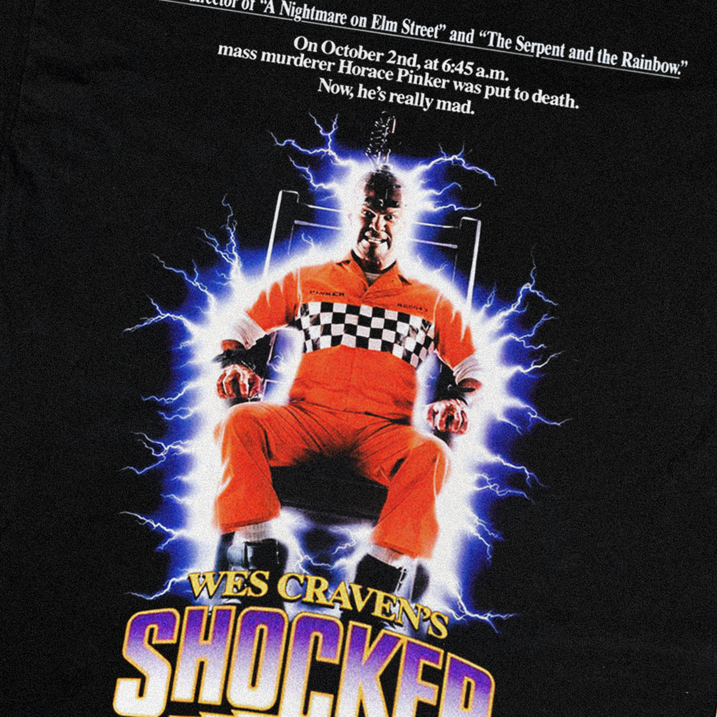 'Shocker' (1989) Black Promo T-Shirt