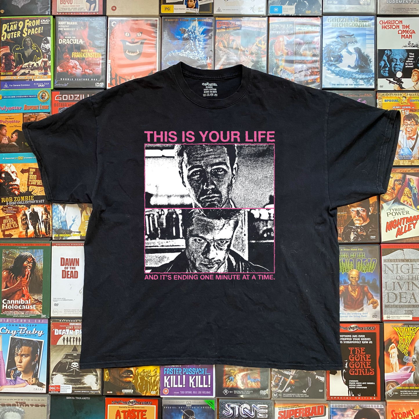 This Is Your Life Fight Club Promo Black T-Shirt