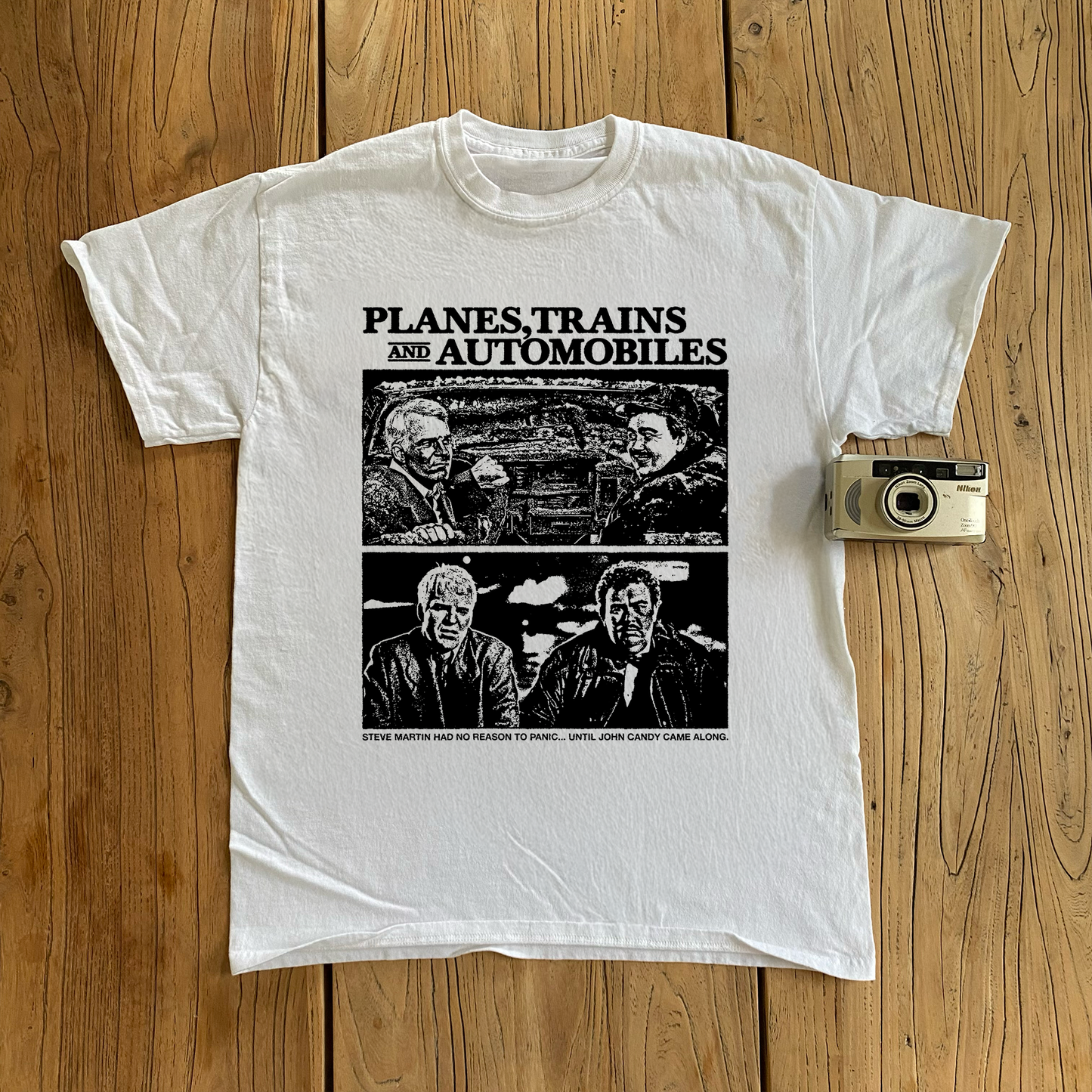 Planes, Trains, And Automobiles White T-Shirt