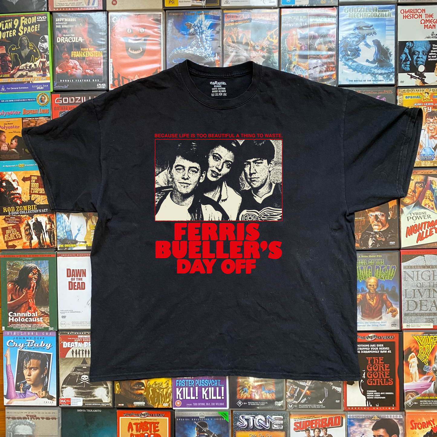 Ferris Bueller'S Day Off Black T-Shirt