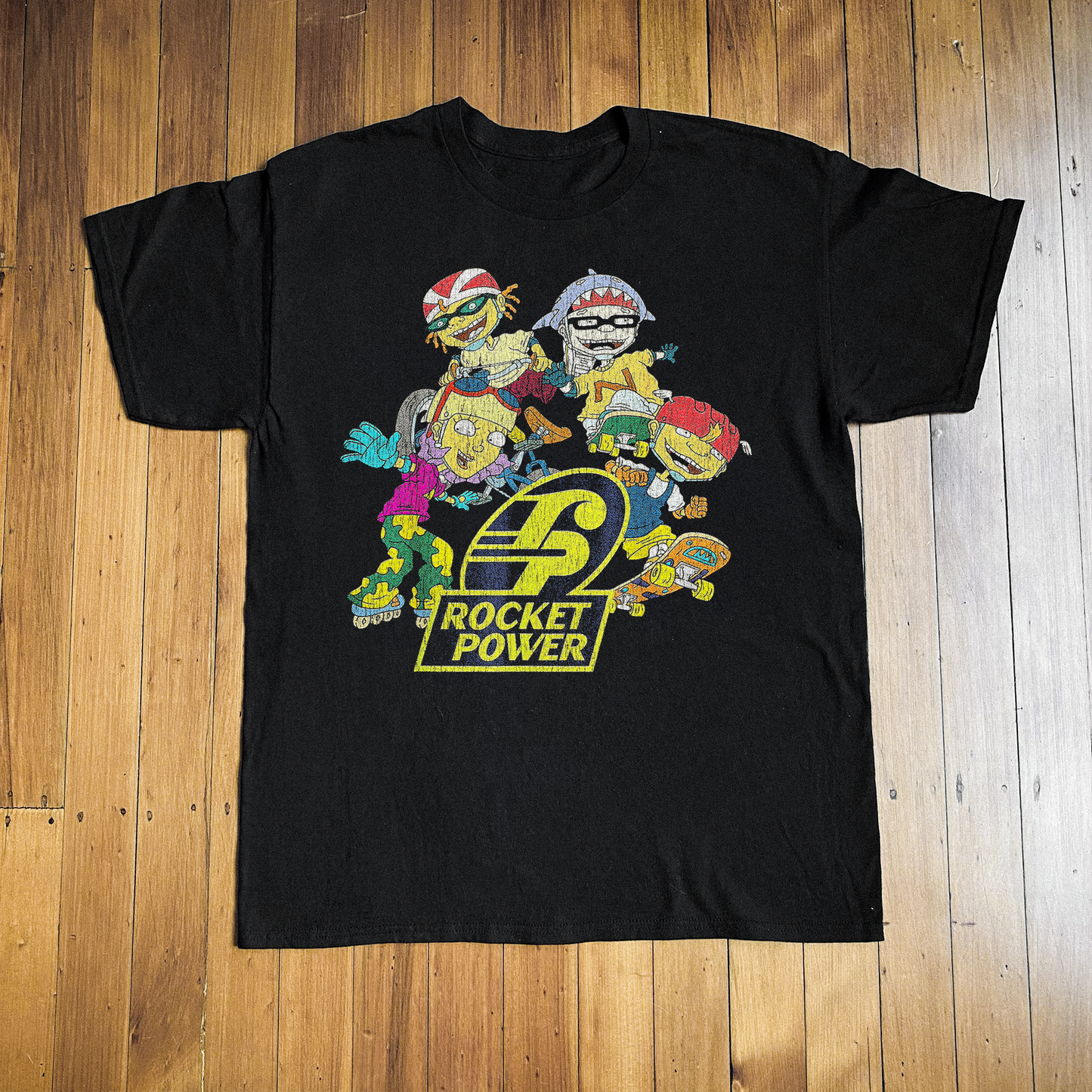 1999 Rocket Power Black T-Shirt
