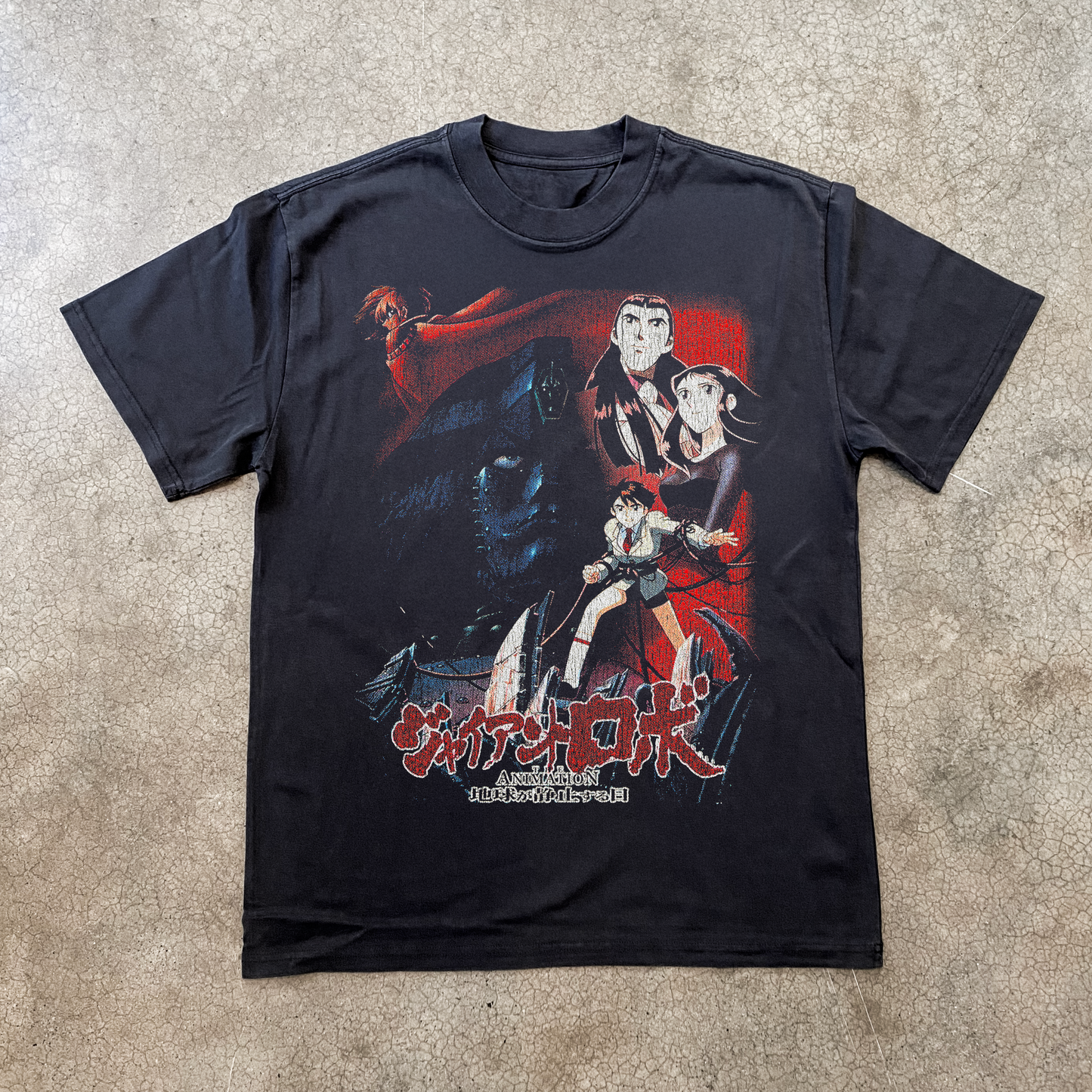 '92 Giant Robo Black T-Shirt