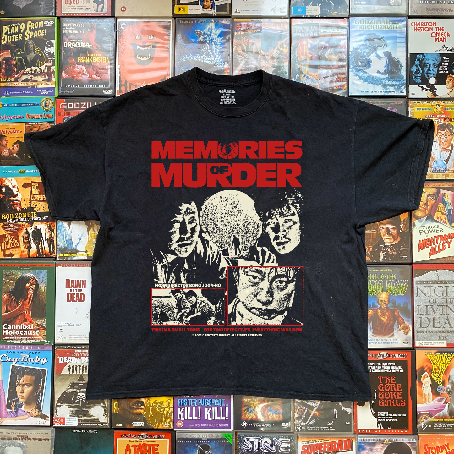 Memories Of Murder Promo Black T-Shirt