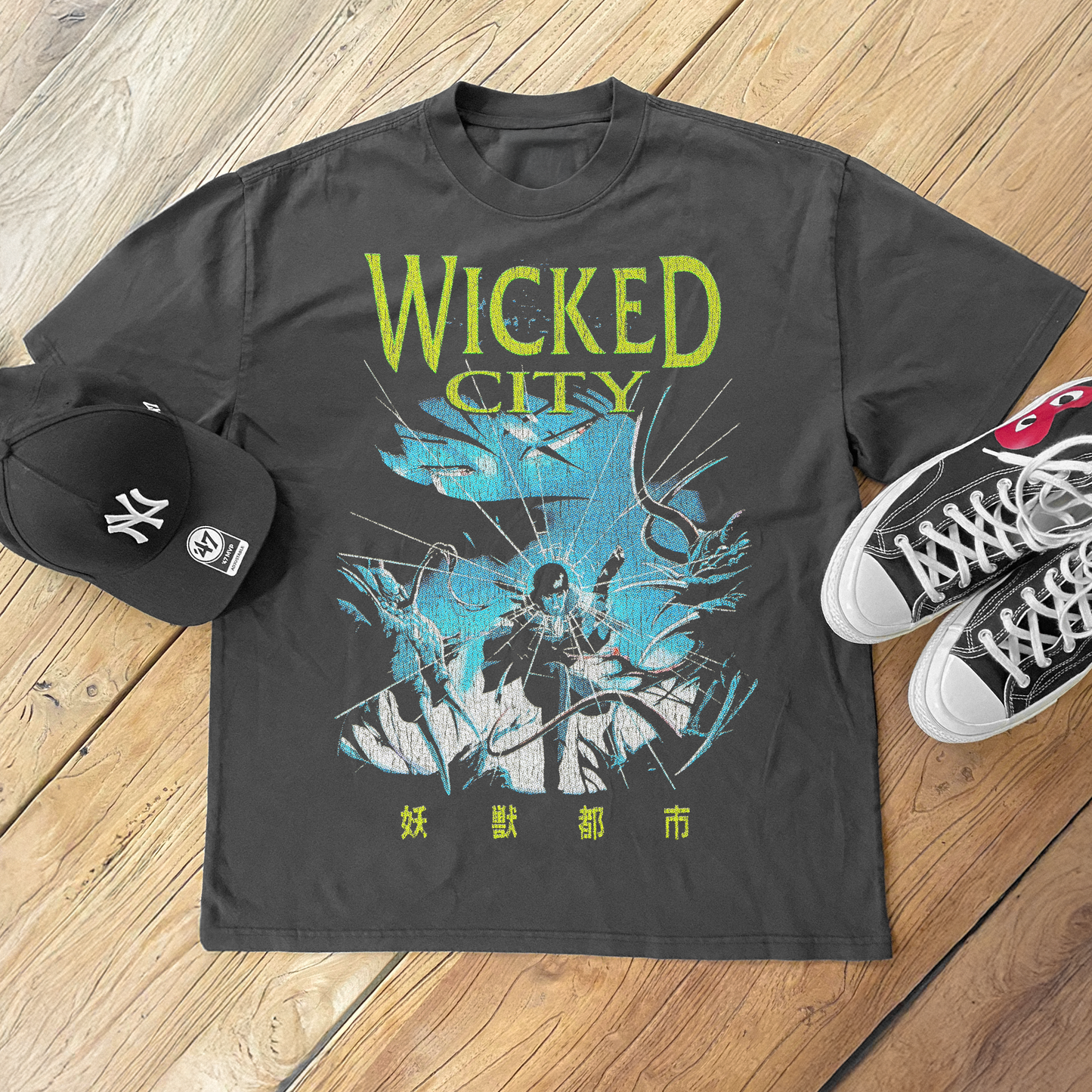 '93 Wicked City Black T-Shirt