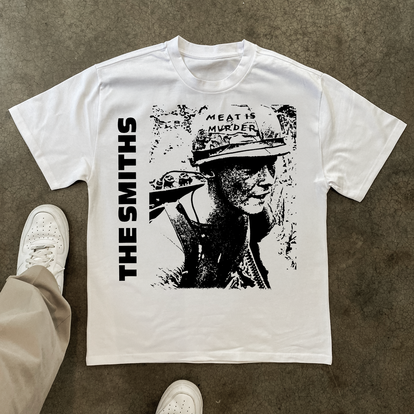 '85 The Smiths Meat Is Murder Promo White T-Shirt