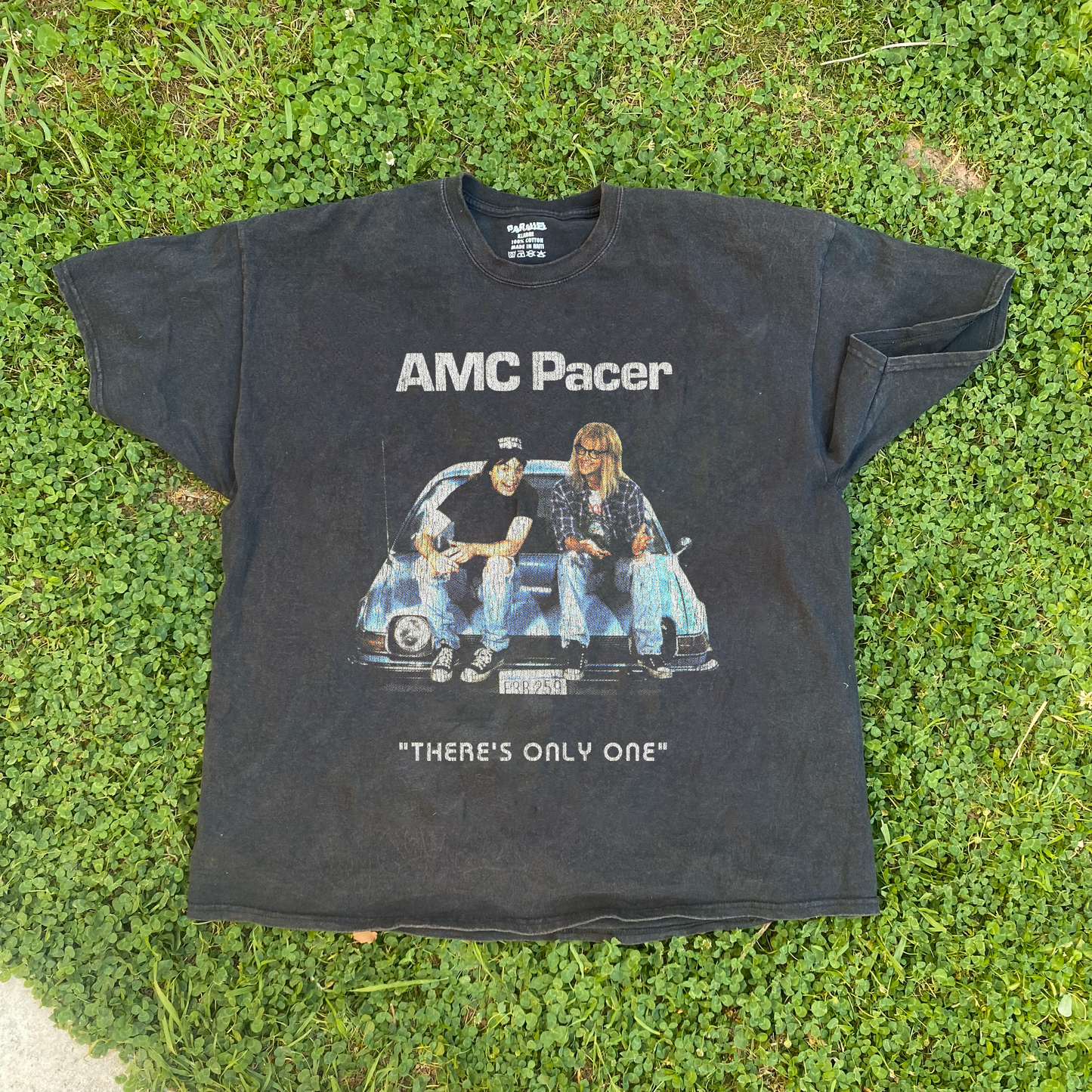 Amc Pacer Wayne'S World Vintage Black T-Shirt