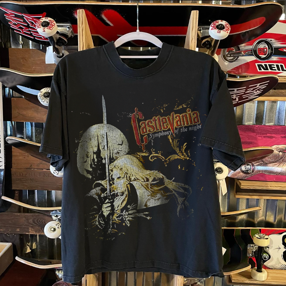 Castlevania Sotn 1997 Black T-Shirt