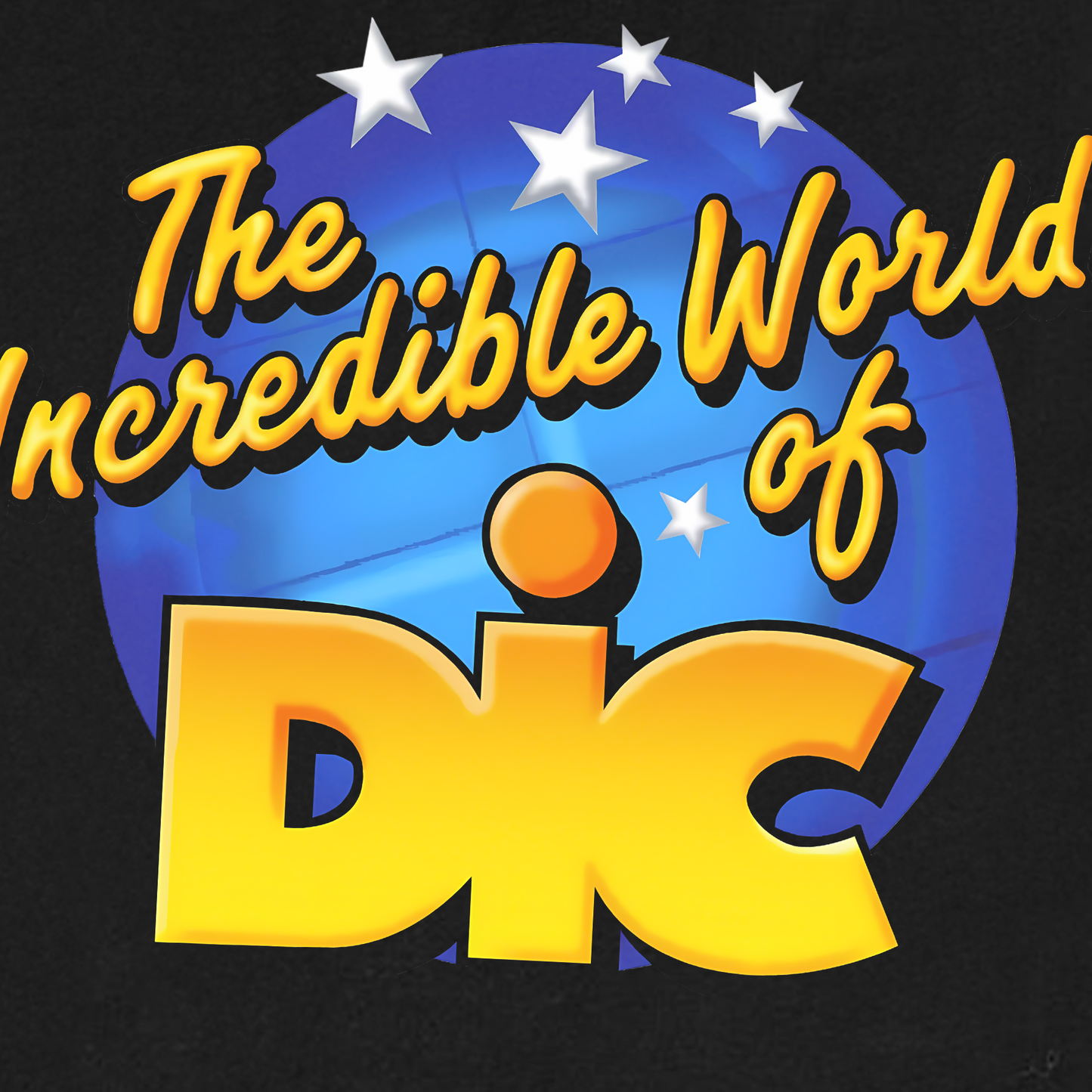 Retro 90S 'Dic' Promo Black T-Shirt