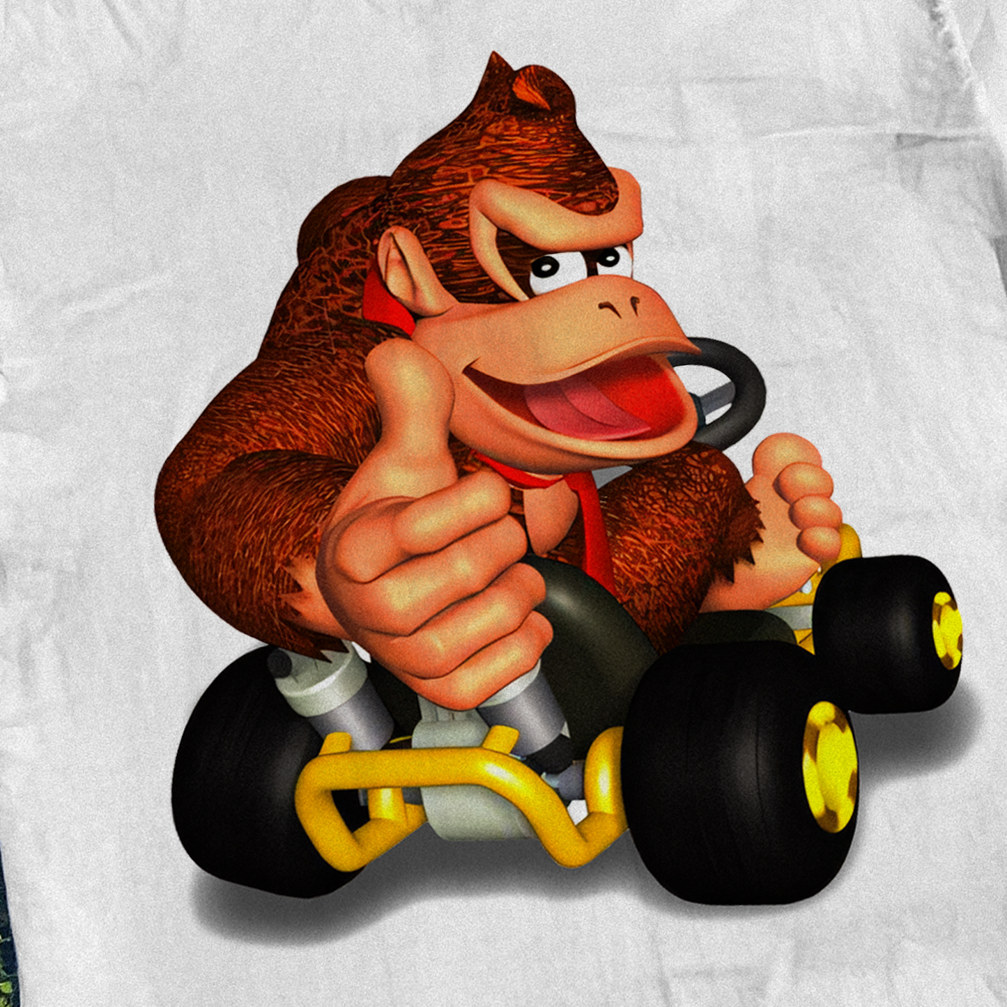 Donkey Kong 'Racing Kart' White T-Shirt