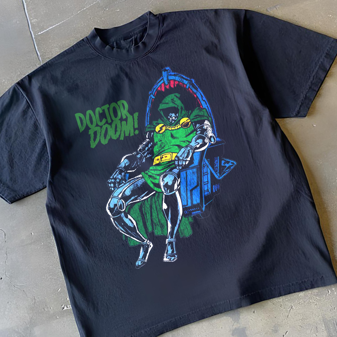 Doctor Doom Throne Tee Black