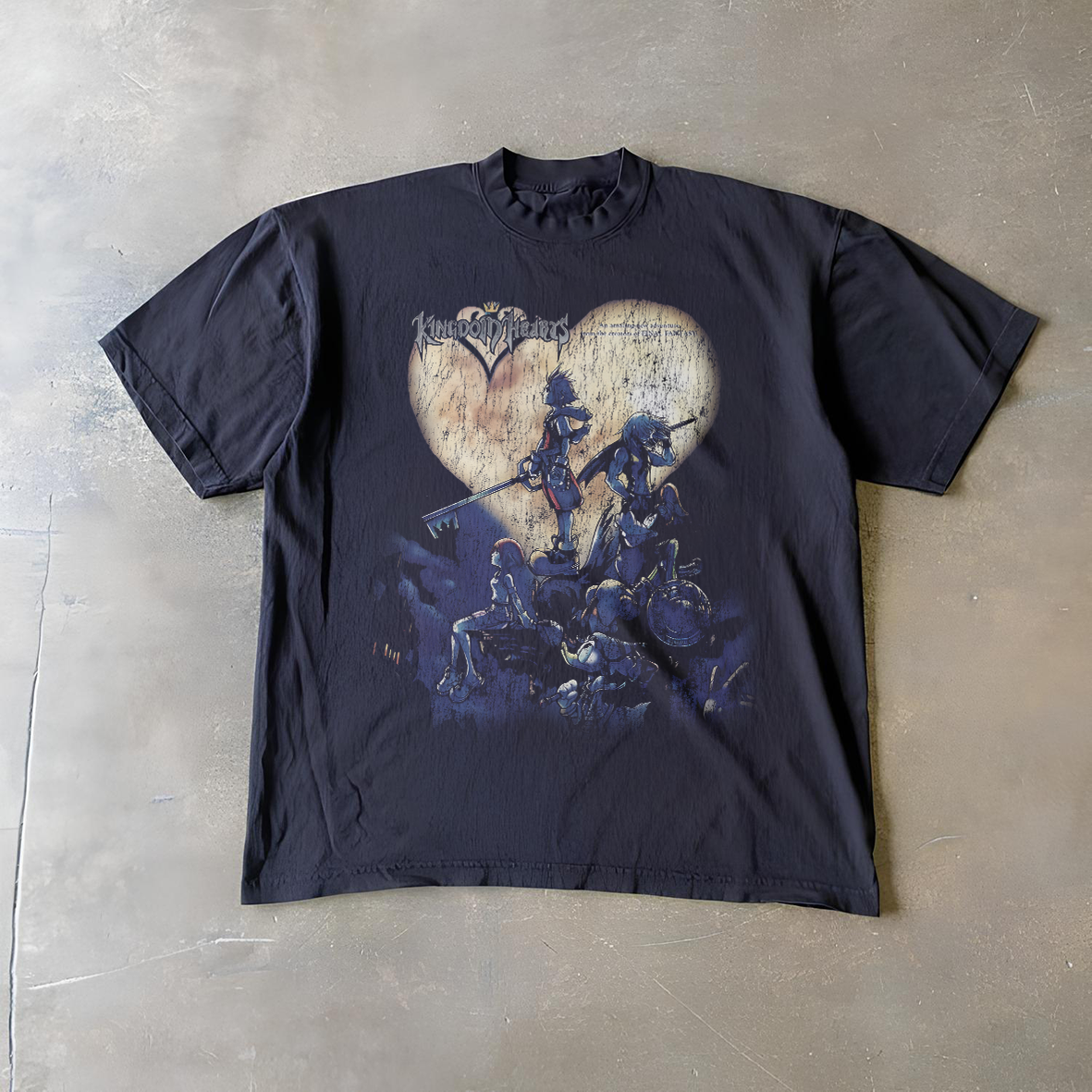 Kingdom Hearts Black Tee – Parallel - Main Image