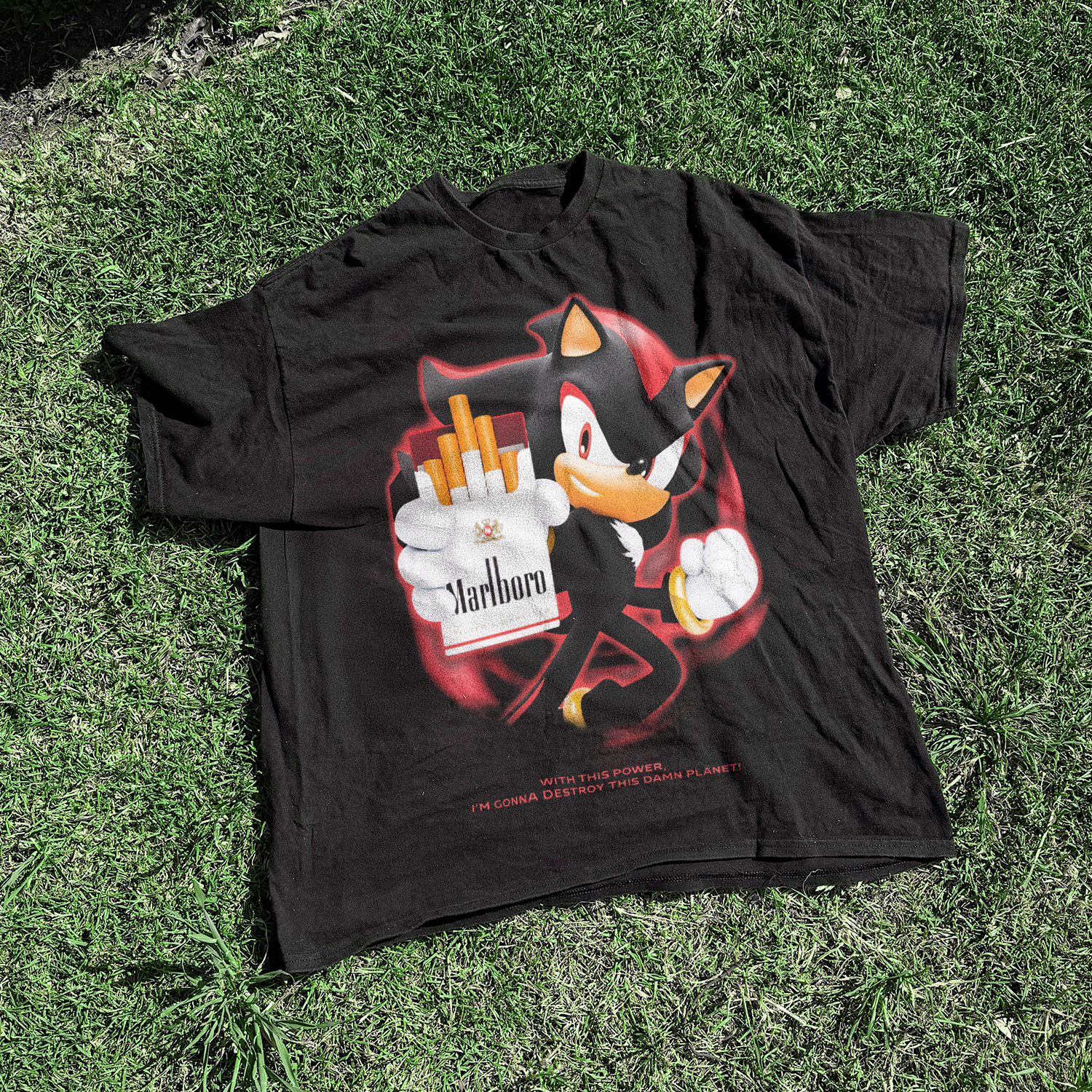 Shadow 'Marlboro Power' Vintage Black Tee – Parallel