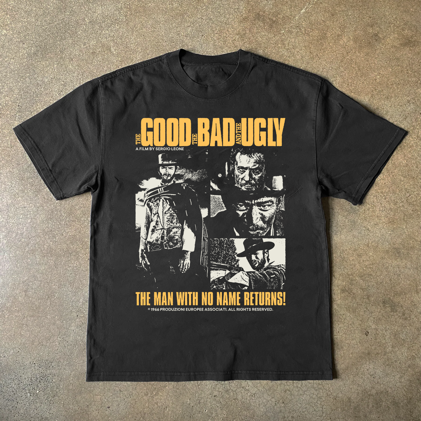 THE GOOD, THE BAD & THE UGLY BLACK T-SHIRT