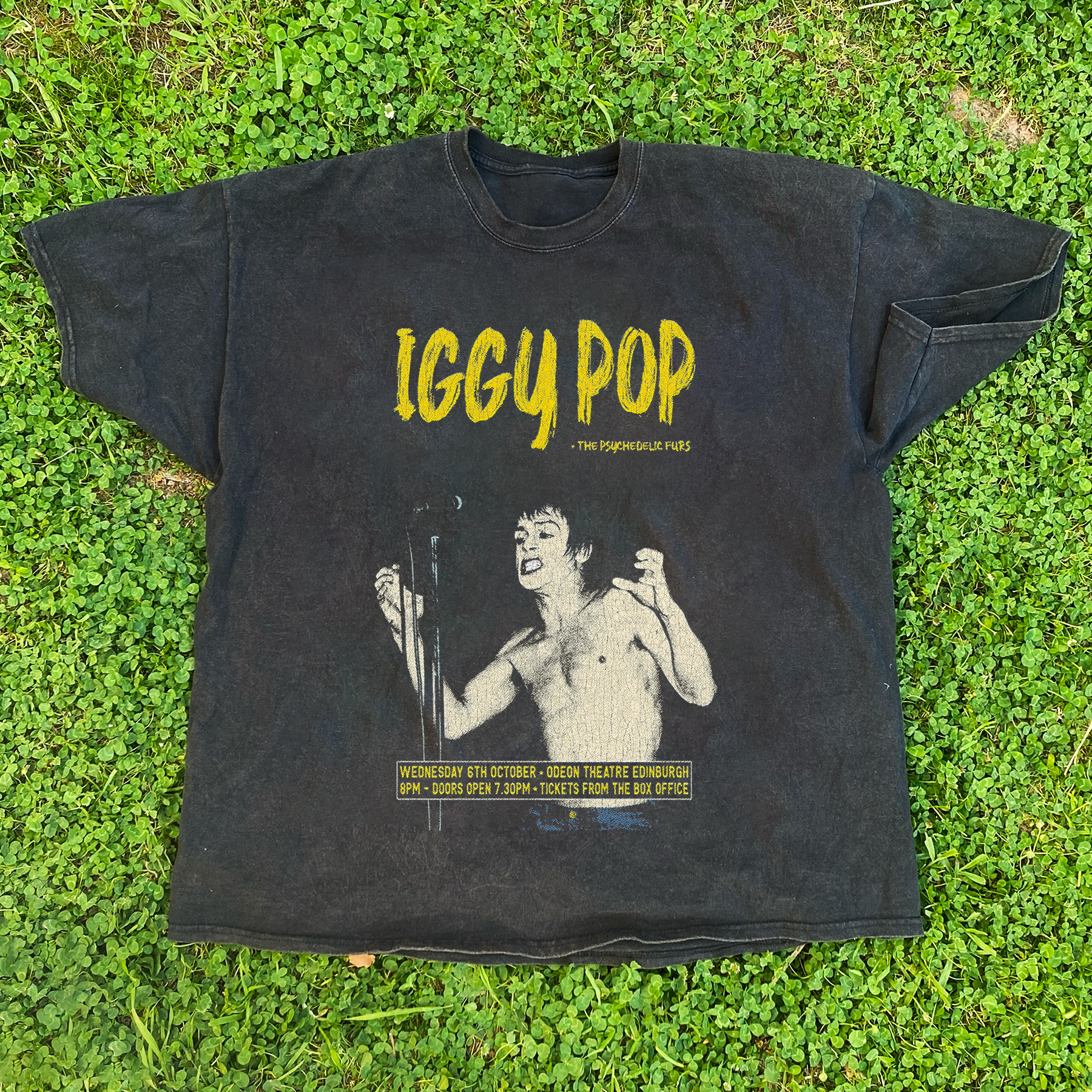 VINTAGE IGGY POP TOUR BLACK T-SHIRT – Parallel VINTAGE IGGY POP TOUR BLACK T-SHIRT – Parallel