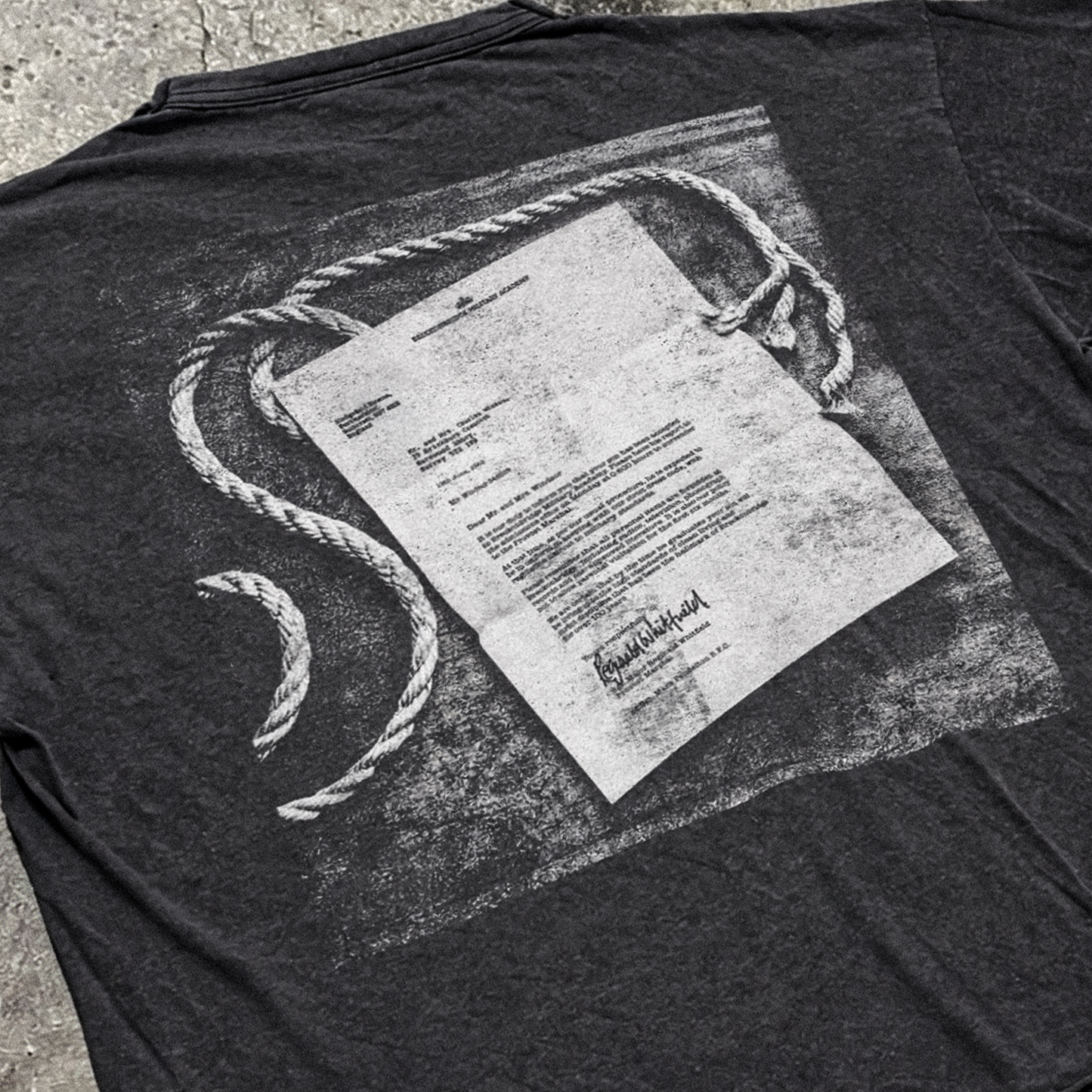 Insane Slayer 'Mandatory Suicide' 1988 Promo Vintage Washed Tee