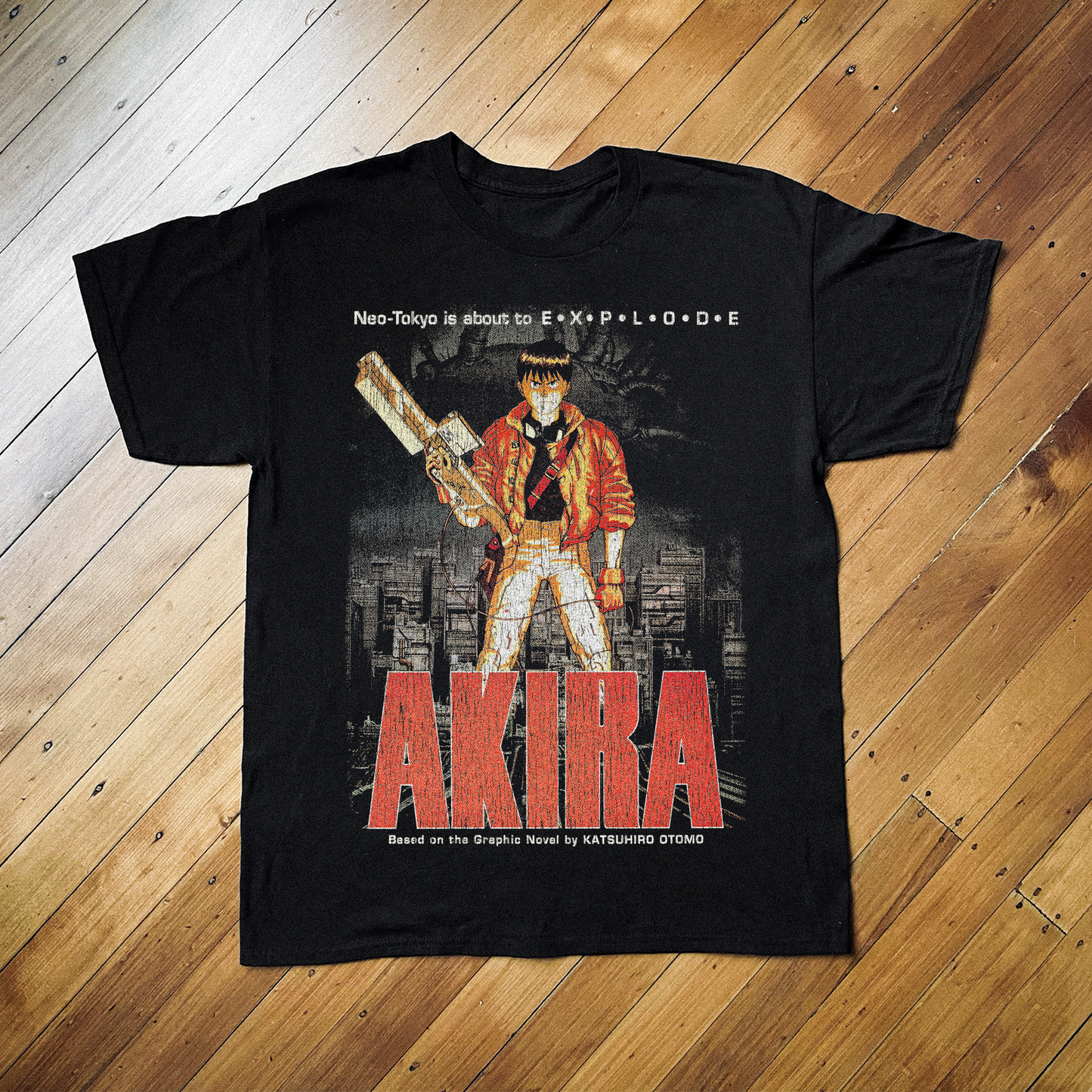 '87 Akira Black T-Shirt