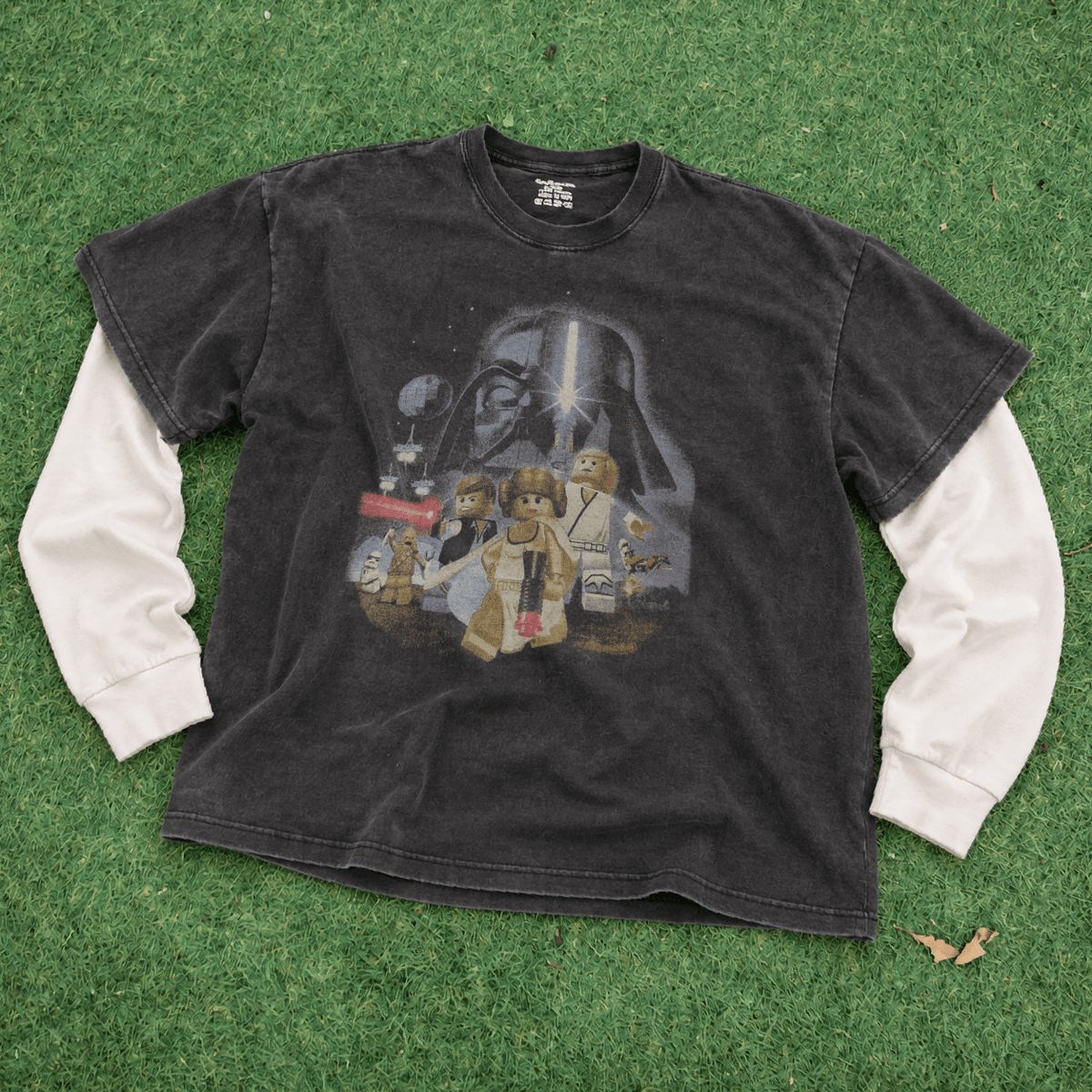 Lego Stars Wars 'A New Hope' Vintage black and white Tee