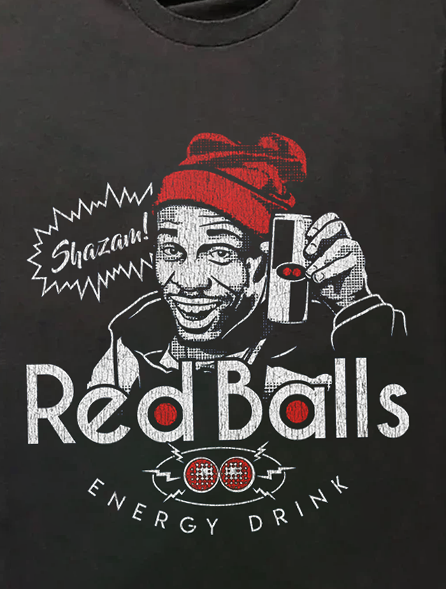 CHAPPELLE'S SHOW RED BALLS VINTAGE BLACK T-SHIRT