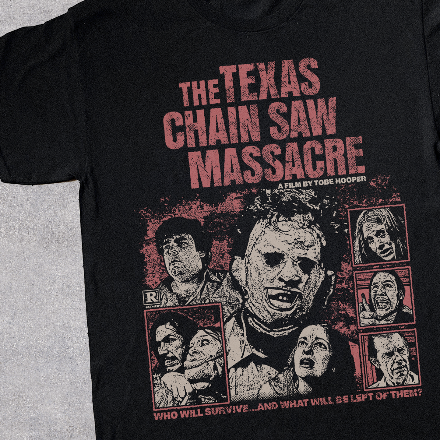 WHO WILL SURVIVE? BLACK T-SHIRT