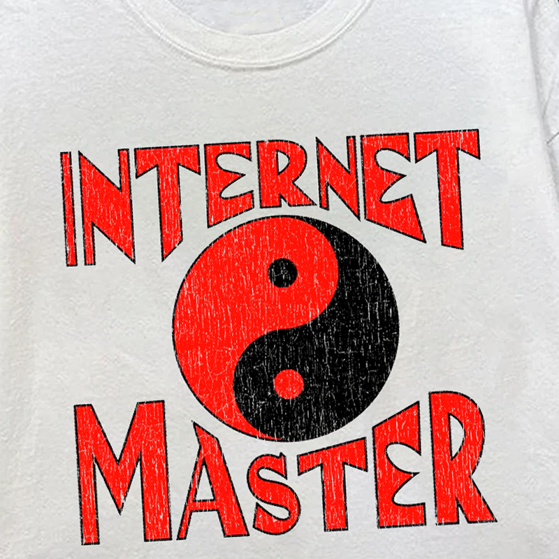 INTERNET MASTER WHITE T-SHIRT
