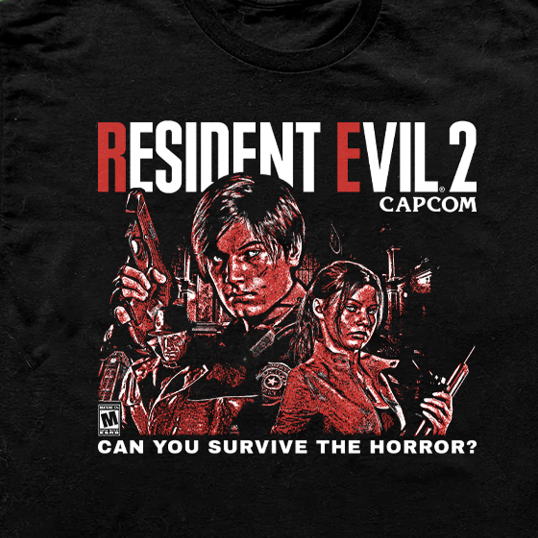 Resident Evil 2 Black Tee