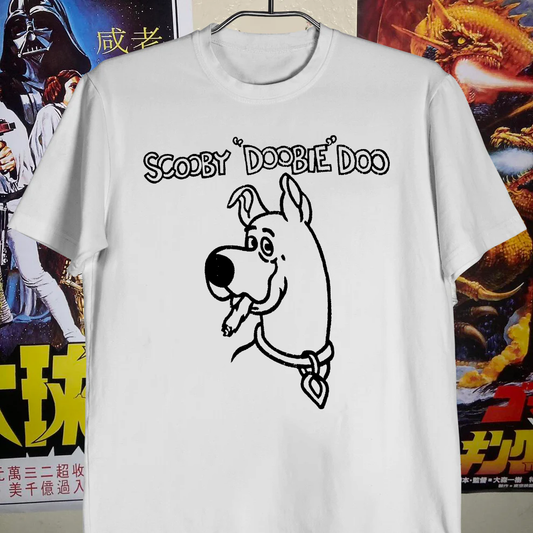 SCOOBY 'DOOBIE" DOO WHITE VINTAGE T-SHIRT