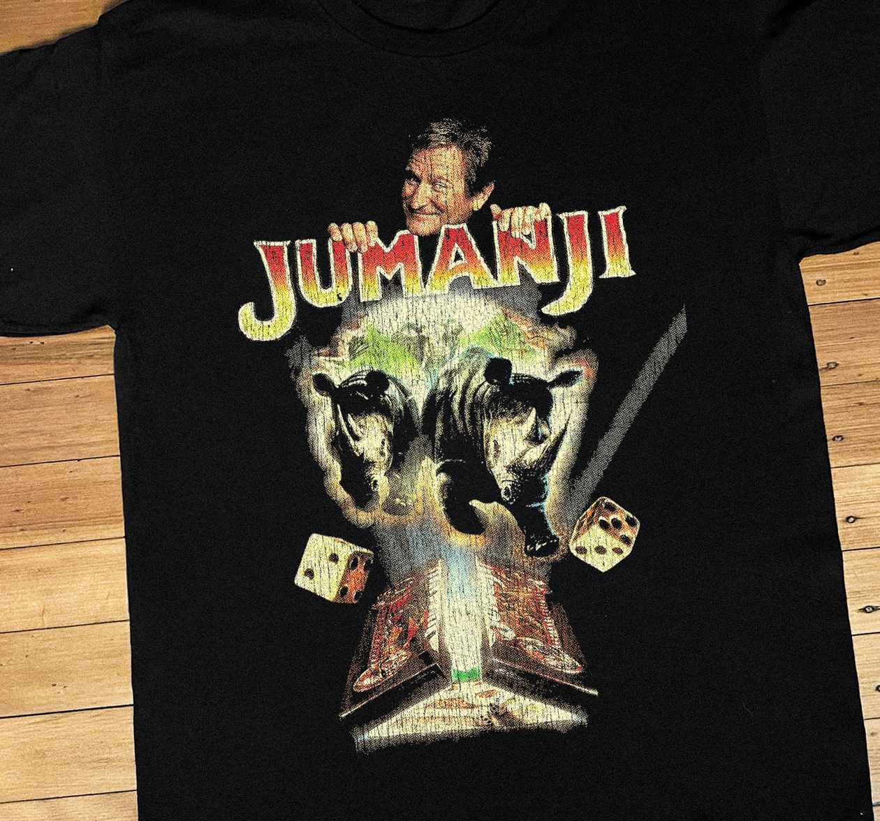 '95 Jumanji Black T-Shirt