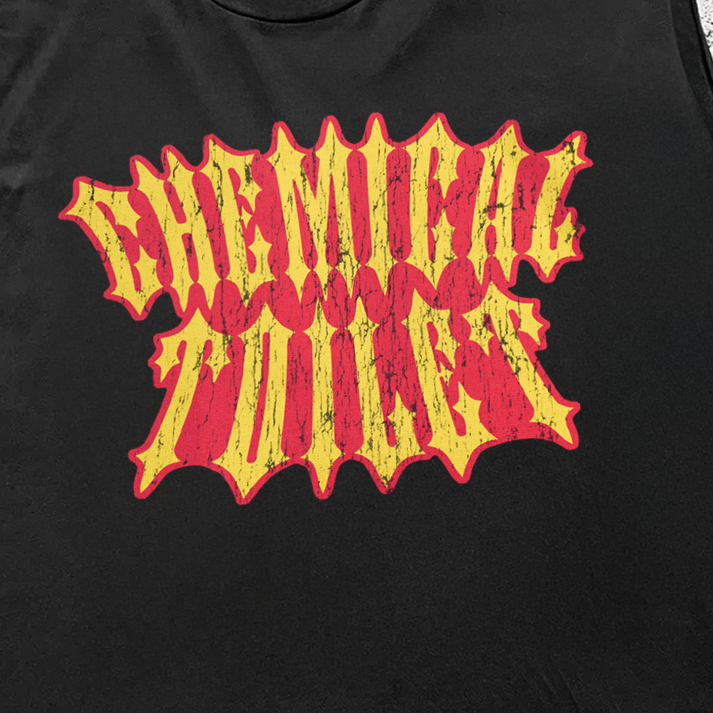 Always Sunny 'Chemical Toilet' 80s Metal Logo Tee