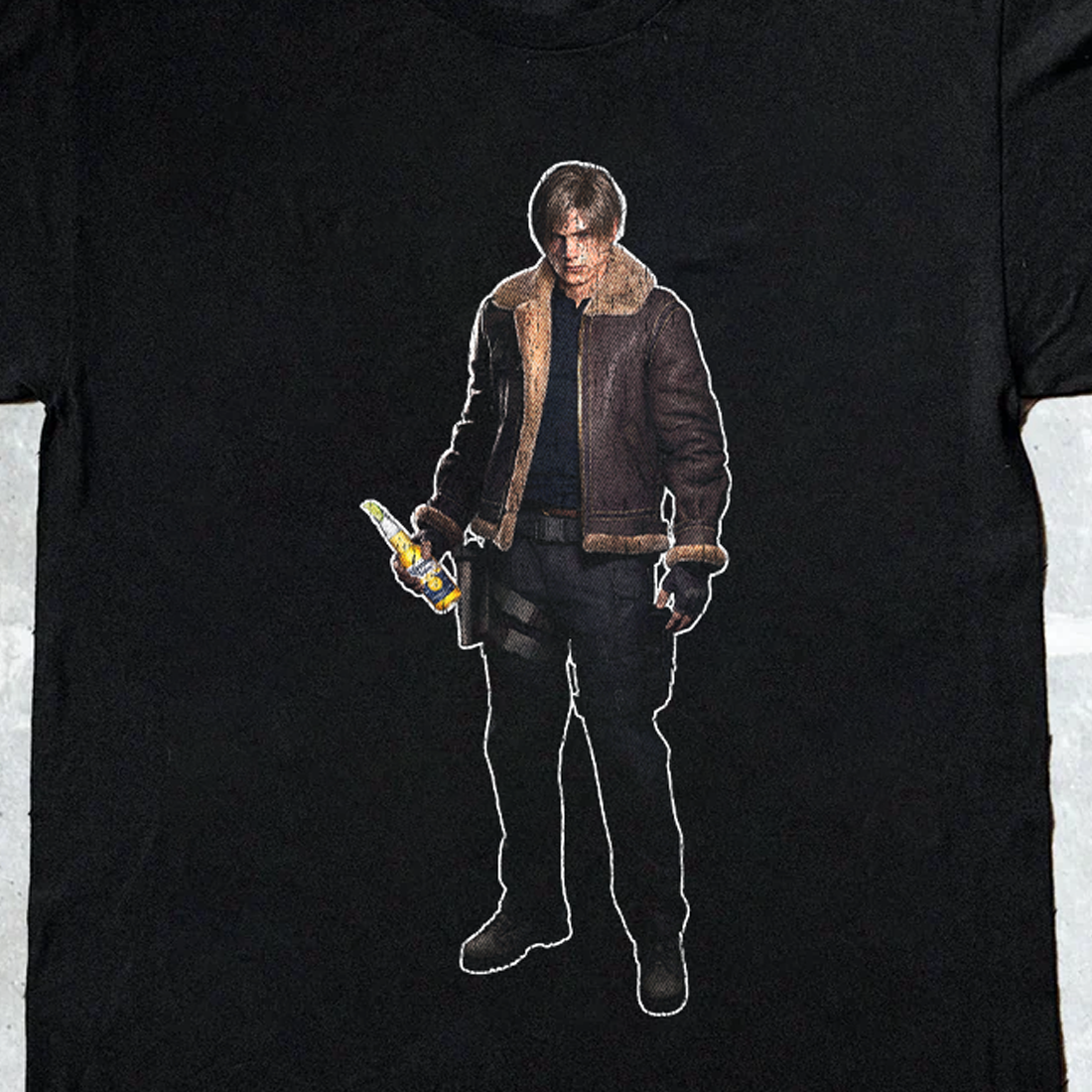Resident Evil Leon X Corona Black Tee