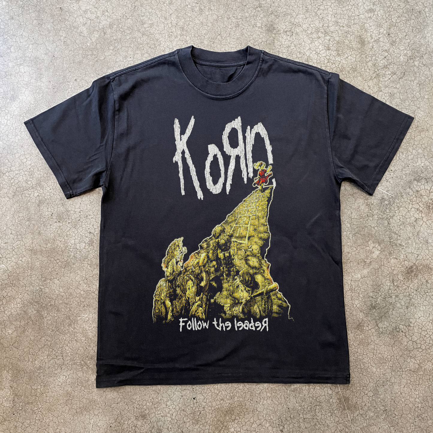 '98 Korn Follow The Leader Promo Black T-Shirt