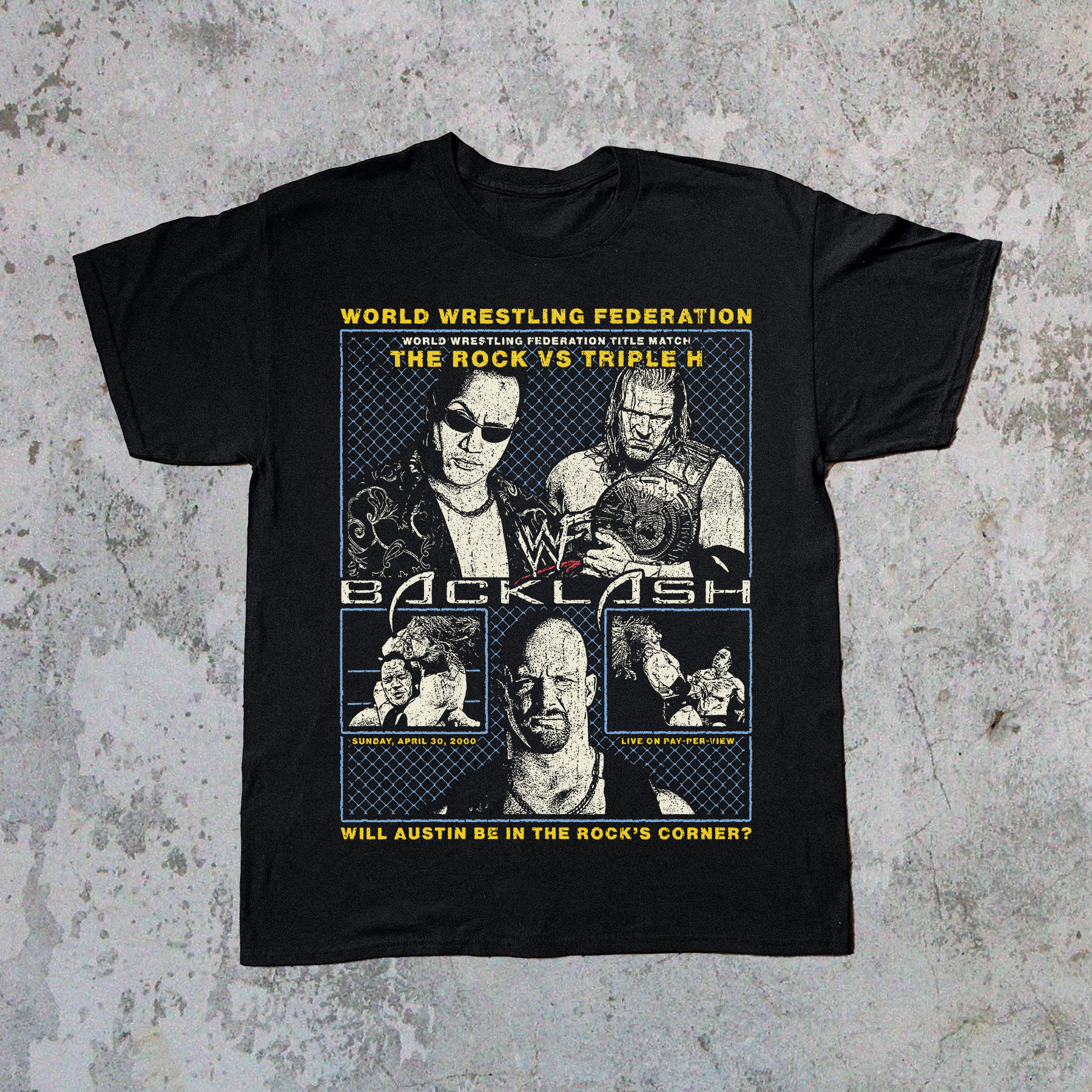 WWF 2000s プロレス Tシャツ 2000年代 2000s 格闘技 プロレス団体 │ヴィテージ古着屋Feeet