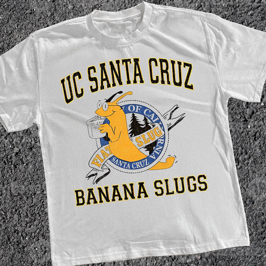 PULP FICTION BANANA'S VINTAGE WHITE T-SHIRT