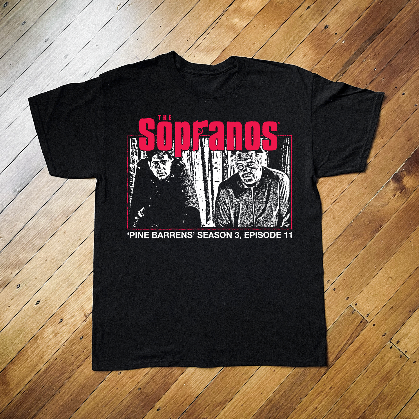 The Sopranos Pine Barrens Black T-Shirt