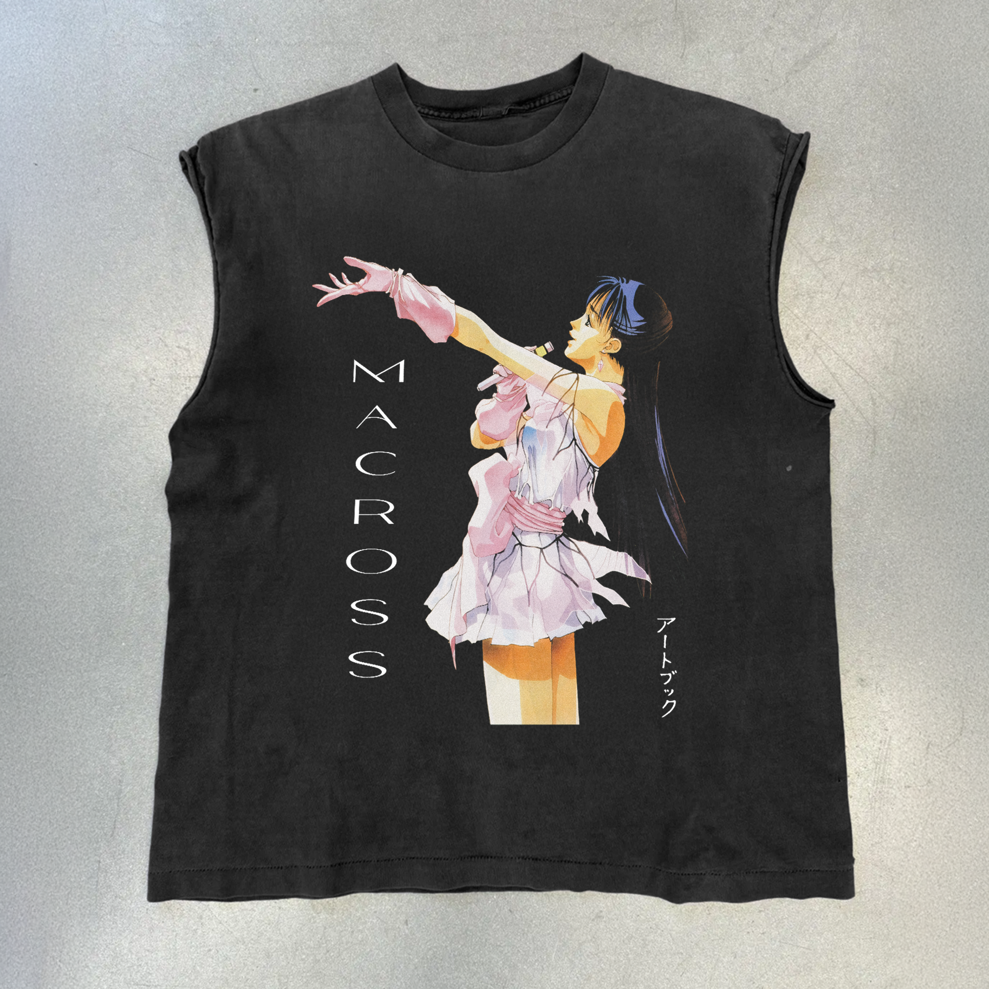 ラクマshop Macross 'Lynn Idol' Cut-Off Vintage Black Tee – Parallel