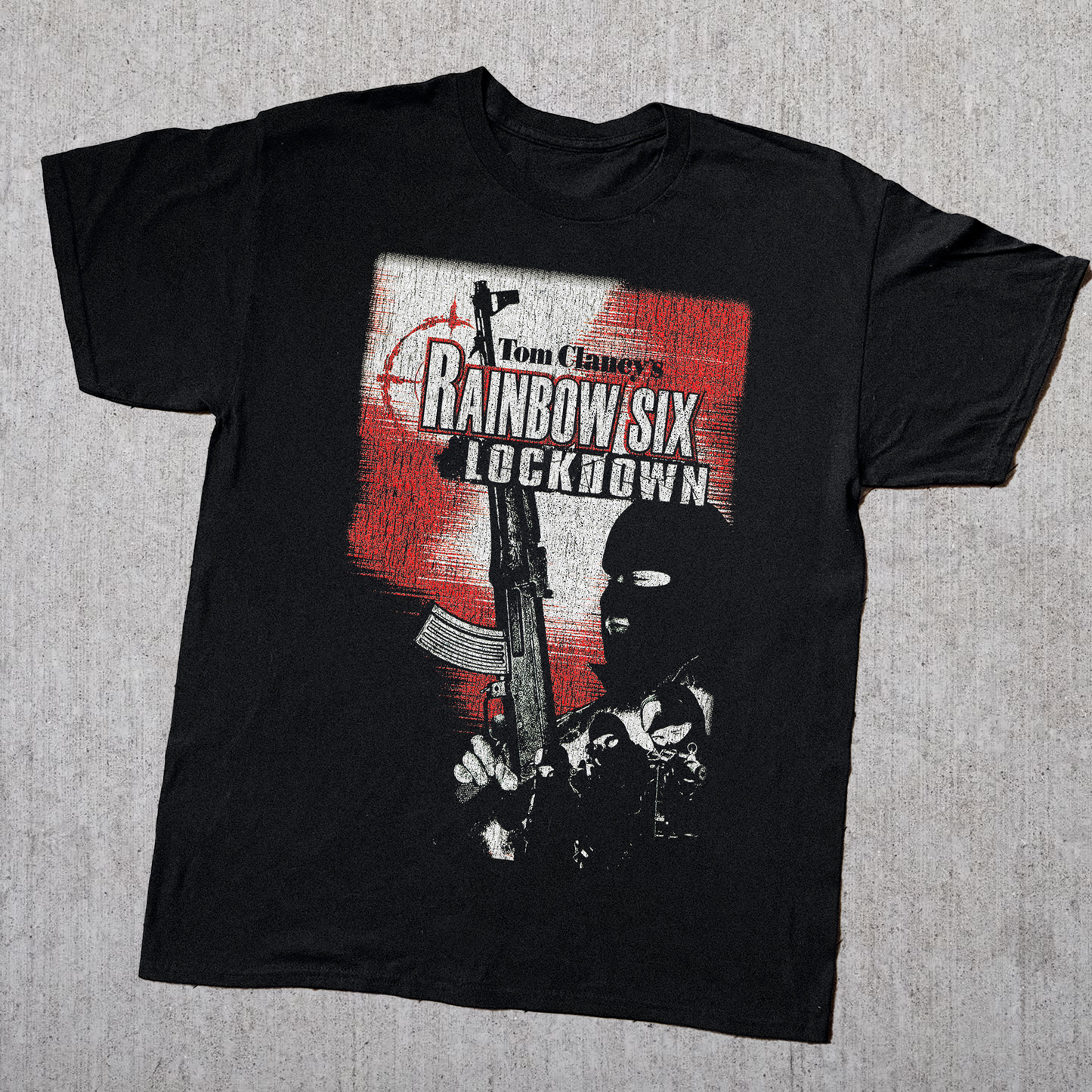 '05 RAINBOW SIX LOCKDOWN XBOX BLACK T-SHIRT